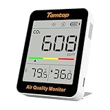 Temtop Moniteur de CO2 Dioxyde de Carbone Moniteur
