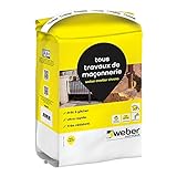 Weber Mortier de maçonnerie ultra-rapide mortier chrono