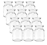 mikken 12 petits vases en verre de 9 cm, bouteilles
