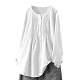 Femme Chemise, Tunique Manches Longues Casual Couleur