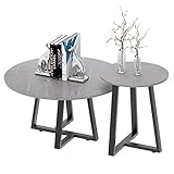 FATIVO Table Basse Marbre Salon, Tables Gigogne des