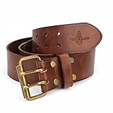 Tourbon Ceinture en cuir de vache de luxe pour atelier,
