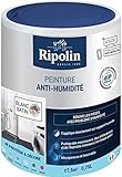 RIPOLIN - Peinture Anti-Humidité Intérieur - Haute