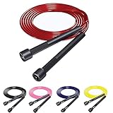 YSCARE Corde à sauter réglable Corde de vitesse Corde