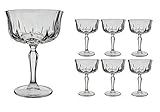 RCR Crystal for Fitting Gifts Lot de 6 coupes à champagne