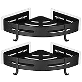 Gricol Etagère de Douche d'angle sans Perçage en Aluminium