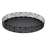 Secret de gourmet - Corbeille Plateau en métal Noir