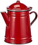 Ibili 910210 Cafetière Conique en acier émaillé vitrifié,