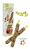 Aime Baguettes à Ronger XXL Miel/Légumes pour Rongeurs/Lapins/Friandises