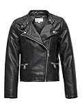 Only KONFREYA Faux Biker OTW Noos Blouson en Simili-Cuir,