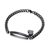 KeAlzari Bracelet pour Femme en Acier Inoxydable avec