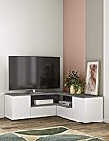 Temahome Meuble TV Angle, 130x40x46 cm (LxPxH)