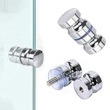 2 Paires Poignée de Porte Inox, Poignée Porte Douche,de