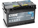EXIDE Premium EA722 Batterie de Voiture 72Ah 720A