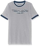 Teddy Smith TICLASS3 JR MC T-shirt Garçon, Gris (Gris