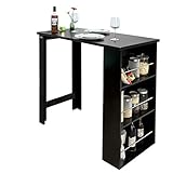 SoBuy FWT17-Sch Table de Bar Mange-Debout Table Haute