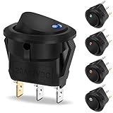 Hanibos 5 Pièces Interrupteur à Bascule 12 V DC 20