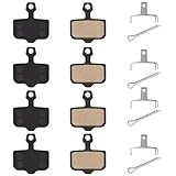 4 Paires Plaquettes de Frein à Disque pour Vélo, Plaquettes