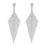 EVER FAITH Boucles d'Oreilles Pendant Femme Pendentif