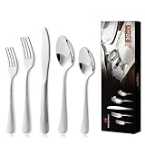KitchenBoss Ménagères Set Couverts de Table: 6 Personnes
