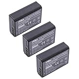 3 x Batteries Li-ION 800mAh (7.2 V) pour Canon EOS