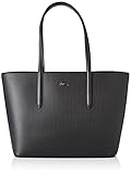 Lacoste NF3494KL, m Zip Shopping Bag Femme, Noir, Taille