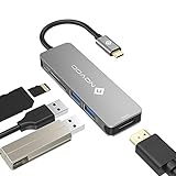 NOVOO Hub USB C HDMI, USB-C vers HDMI 4K, Lecteur de