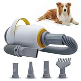 MUGGI Pulseur pour Chien 2-en-1 avec Fonction Aspirateur