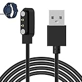 Huybaa Chargeur Montre Connectée, 2 Pins 4mm USB Câble