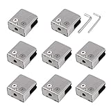 AUTOUTLET 8 PCS Pince Verre 8-10mm Fixation Miroir