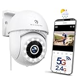 Caméra Surveillance WiFi Extérieure 5G/2.4GHz, Camera