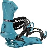 Nitro Team Fixation Snowboard pour Hommes, Turquoise,