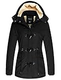 Wantdo Femme Hiver Vestes en Coton Classique Coupe