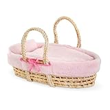 Corolle - Ensemble Couffin Peluche Rose, Accessoire,
