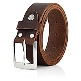 Lindenmann ceinture homme de cuir de buffle, 40 mm