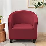 Highdi Housse de Fauteuil Plaine Extensible Hôtel Chesterfield
