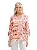 TOM TAILOR 1045237 Blouse, 37125-berry Red Check Design,