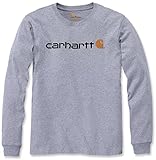 Carhartt 104107 T-shirt à manches longues avec logo
