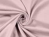 Soimoi Tissu Uni Rose Pâle À Coudre En Satin De Coton