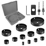 Brevanza 16 pièces Scie Cloche 19-127mm, Coffret Scies