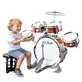 BABYJOLLY Batterie pour Enfant,Kit de Batterie Jazz