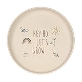 LÄSSIG Assiette enfant sans mélamine, sans BPA, pour