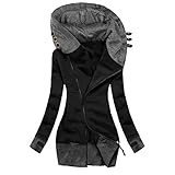 Veste Femme Mi Saison Doux Longue Sweat Jacket Manteau