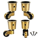 kklj 4 Pièces roulettes Pivotantes, roulettes Rondes