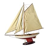 Navyline Maquette de Bateau en Bois Chaloupe Bermuda