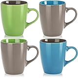 COM-FOUR® 4x Tasse à café en céramique - tasse à café