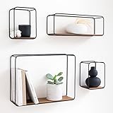 Kazai. Étagères Murales -Jona- | Étagère en 4 Parties