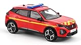 NOREV Peugeot 2008 2024 Pompiers 1:43, Rouge, Jaune.