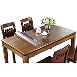 Plastique Transparent Cuisine Salle à Manger Table