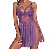 QJDFLL Marjolaine Lingerie Nuisette Slip Dress Sexy